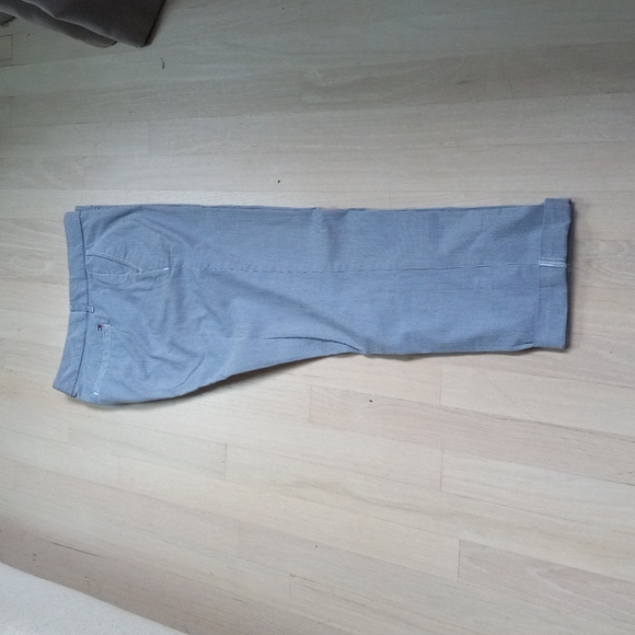 Very pretty never worn blue striped Capri pants ankle length or higher - Picture 3 of 3
